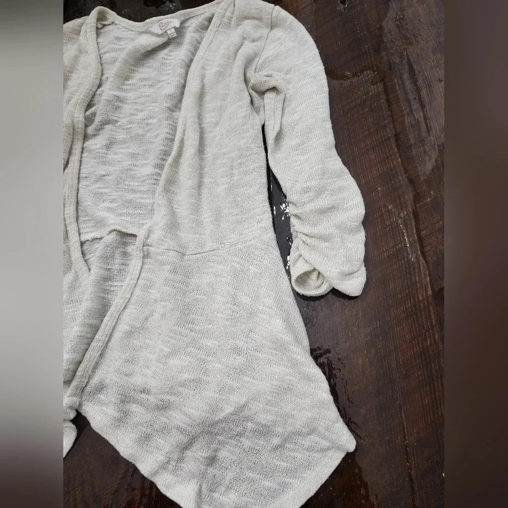 #056 Candies Small Open cream & gold Cardigan - Picture 6 of 12